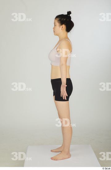 Woman Asian Slim Female Studio Poses