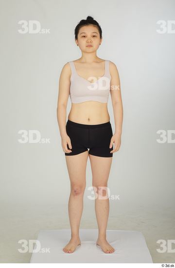 Woman Asian Slim Female Studio Poses