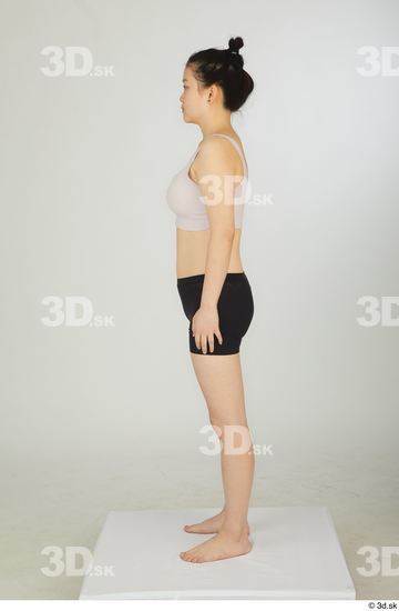 Woman Asian Slim Female Studio Poses