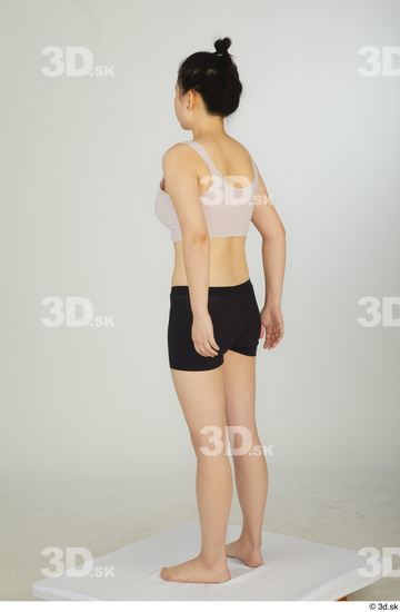 Woman Asian Slim Female Studio Poses