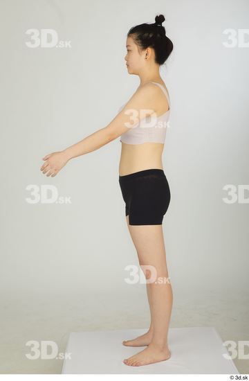 Woman Asian Slim Female Studio Poses