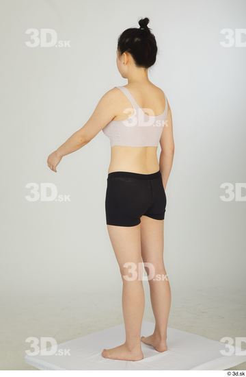 Woman Asian Slim Female Studio Poses