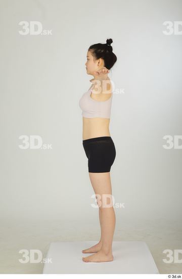 Woman Asian Slim Female Studio Poses