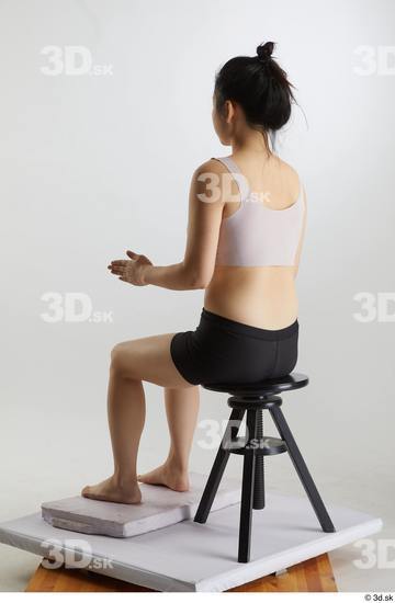 Woman Asian Slim Female Studio Poses