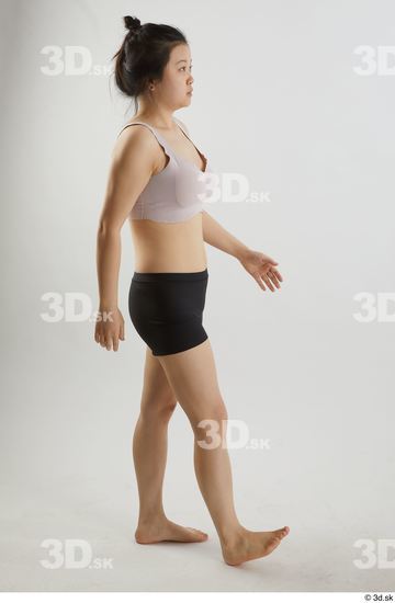 Woman Asian Slim Female Studio Poses