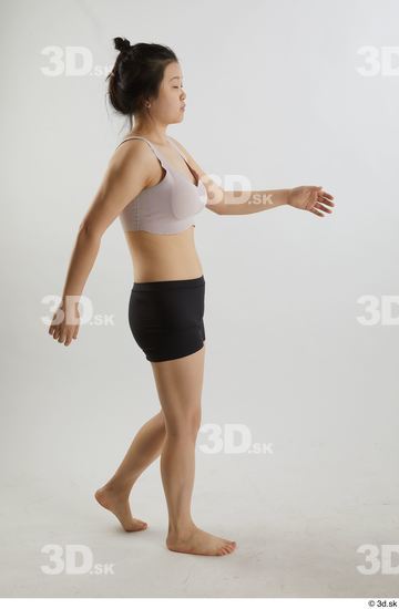 Woman Asian Slim Female Studio Poses