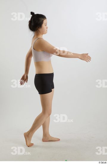 Woman Asian Slim Female Studio Poses