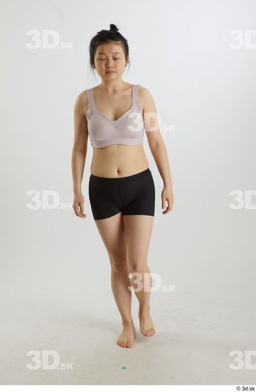 Woman Asian Slim Female Studio Poses