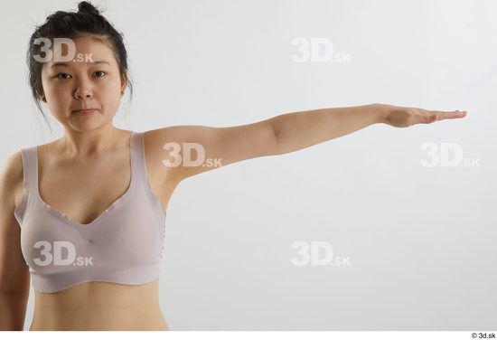 Woman Asian Slim Female Studio Poses