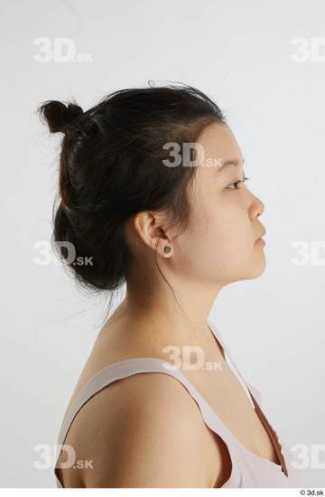 Head Woman Asian Slim Studio photo references