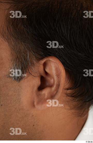 Ear Man Asian Casual Chubby Street photo references