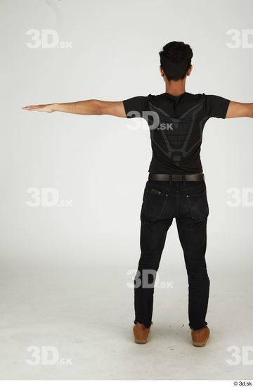 Whole Body Man T poses Asian Casual Slim Standing Street photo references