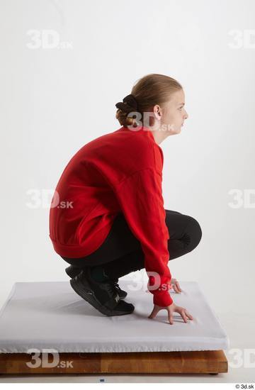 Woman White Average Female Studio Poses