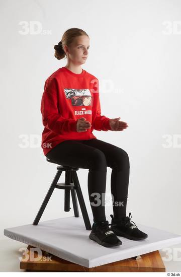 Woman White Average Female Studio Poses