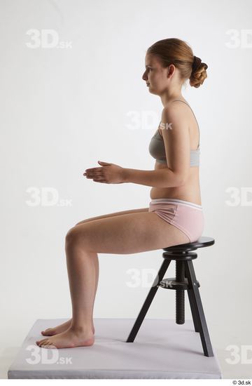 Woman White Average Female Studio Poses