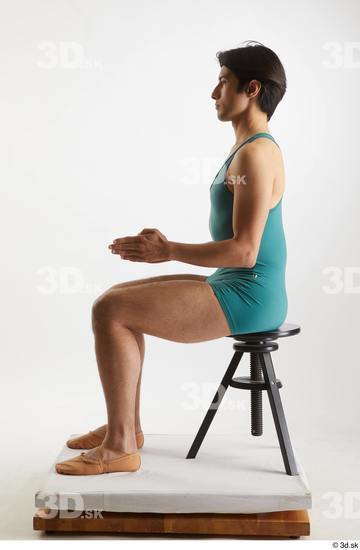 Man White Slim Male Studio Poses