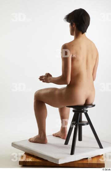 Man White Slim Male Studio Poses