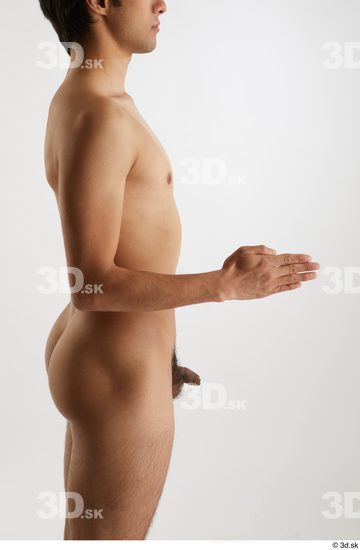 Man White Slim Male Studio Poses