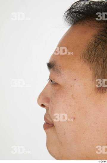 Nose Man Asian Casual Chubby Street photo references
