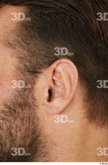 Ear Man White Casual Slim Street photo references