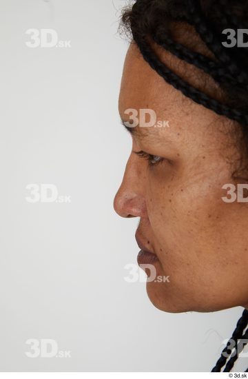 Nose Woman Black Casual Chubby Street photo references