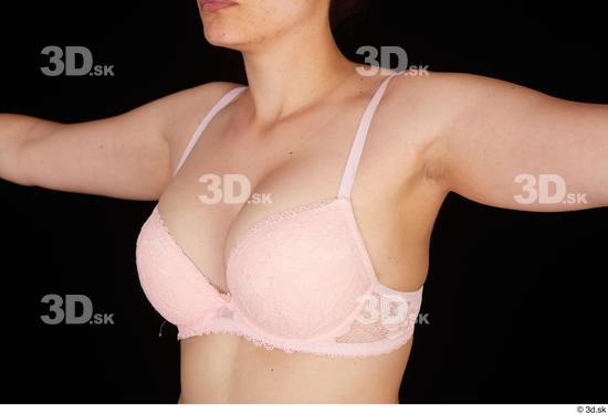 Leticia breast chest lingerie pink bra underwear  jpg