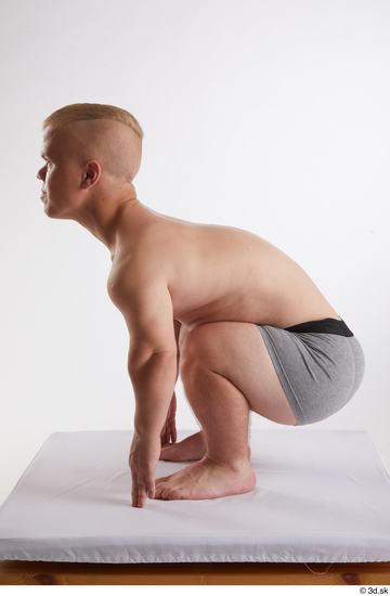 Man White Average Male Studio Poses