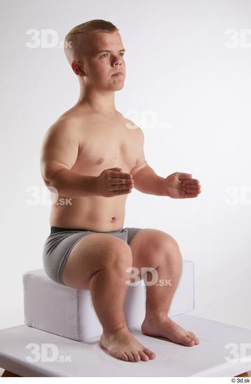 Man White Average Male Studio Poses