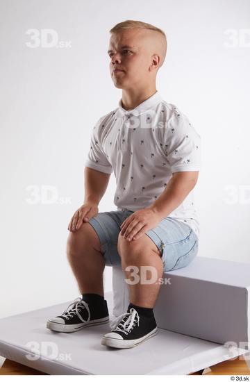 Man White Average Male Studio Poses