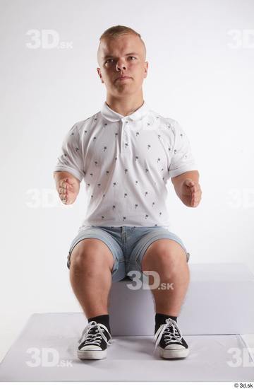 Man White Average Male Studio Poses