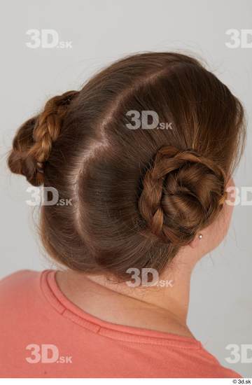 Head Hair Woman White Average Studio photo references