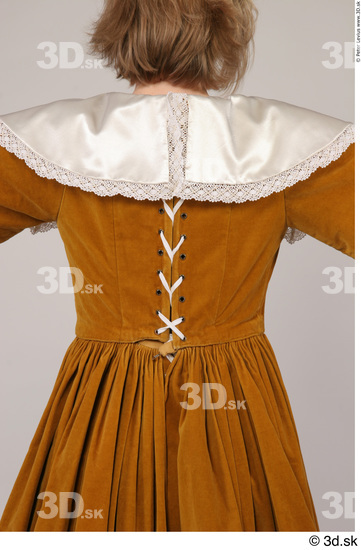 Upper Body Woman White Historical Dress Costume photo references