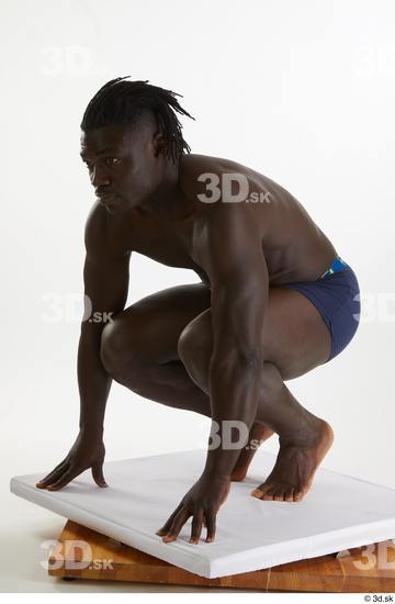 Man Black Average Male Studio Poses