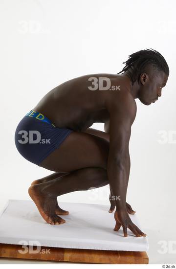 Man Black Average Male Studio Poses