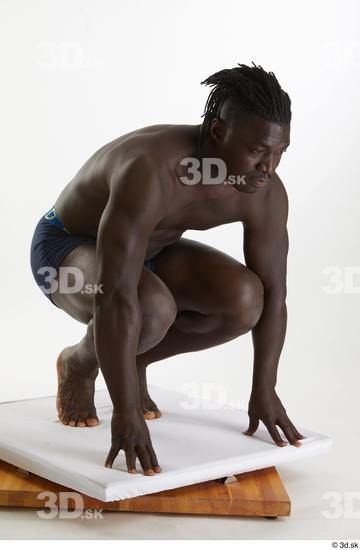 Man Black Average Male Studio Poses