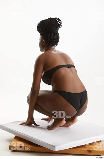 Woman Black Average Female Studio Poses