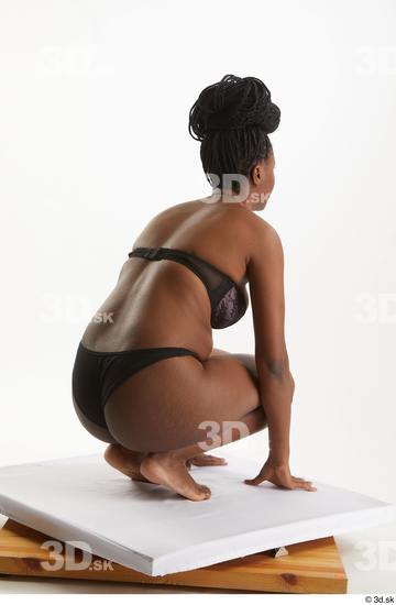 Woman Black Average Female Studio Poses