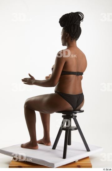 Woman Black Average Female Studio Poses