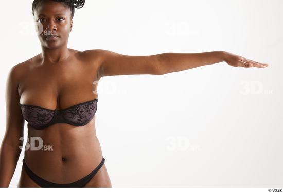 Woman Black Average Female Studio Poses