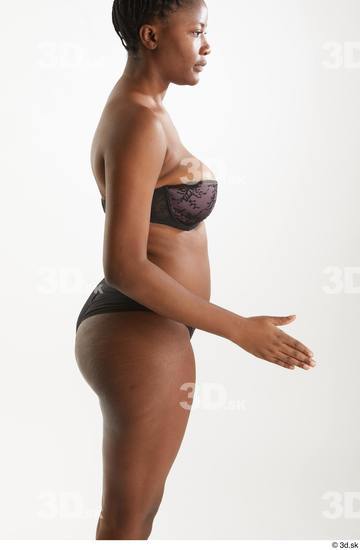 Woman Black Average Female Studio Poses