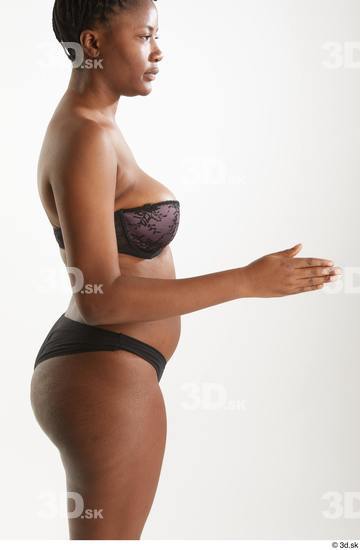 Woman Black Average Female Studio Poses