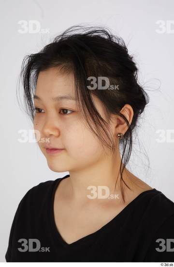 Head Hair Woman Asian Casual Slim Street photo references