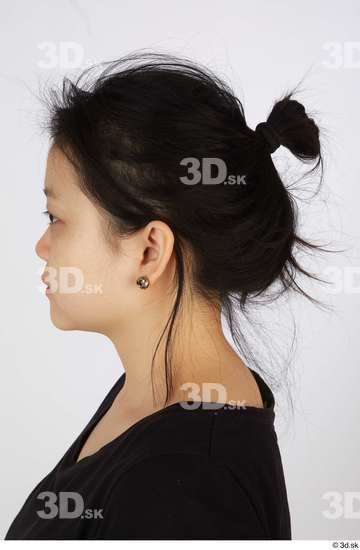 Head Hair Woman Asian Casual Slim Street photo references