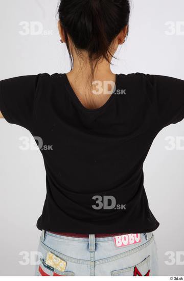 Upper Body Woman Asian Casual Slim Street photo references