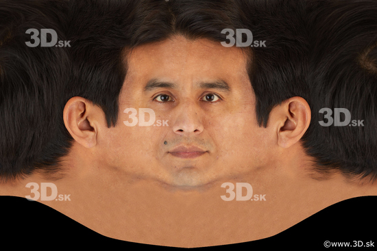 Head Man Asian Head textures