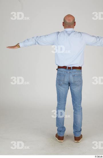 Whole Body Man T poses Casual Slim Standing Street photo references