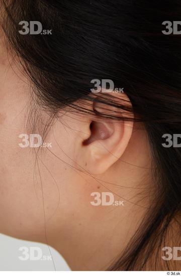 Ear Woman Asian Casual Slim Street photo references