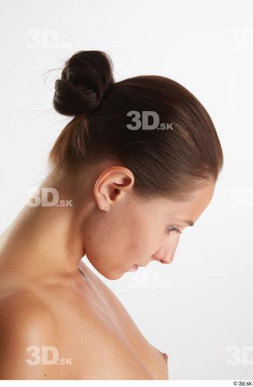 Vanessa Angel  flexing head side view  jpg