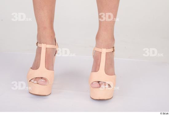 Vanessa Angel beige platform sandals casual foot shoes  jpg