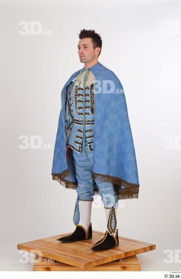 Whole Body Man White Historical Costume photo references